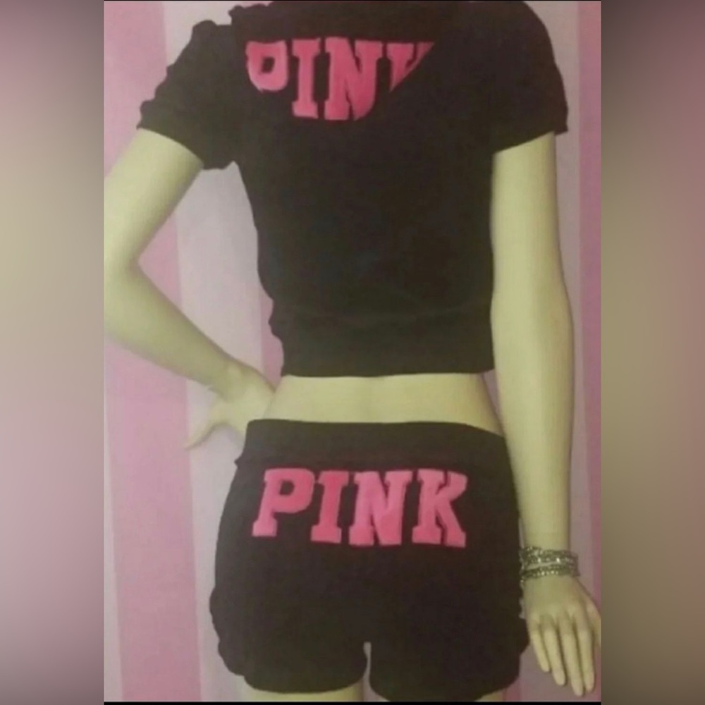 HTF rare cloth Victoria Secret pink cloth outfit